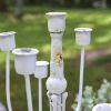 Rustic Cottage Candelabra - Handcrafted Farmhouse Candle Holder for Home Decor