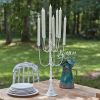 Rustic Cottage Candelabra - Handcrafted Farmhouse Candle Holder for Home Decor