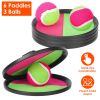 3Sets Toss and Catch Ball Throw Catch Ball Paddle Outdoor Ball Game Catch Game Beach Game