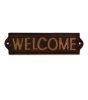 WELCOME CAST IRON SIGN