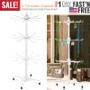 3-Tier Metal Jewelry Rack 30-Hook Necklaces Bracelets Display Stand Organizer Spinning Tower Holder