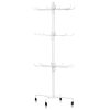 3-Tier Metal Jewelry Rack 30-Hook Necklaces Bracelets Display Stand Organizer Spinning Tower Holder