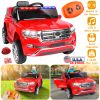 12V Kids Electric Ride On Car with Parental Remote Control Early Education Music Car Lights Sound Button 3 Speeds