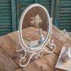 Kinsley Oval Tabletop Mirror - Elegant Vanity Mirror for Makeup and Decor