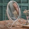 Kinsley Oval Tabletop Mirror - Elegant Vanity Mirror for Makeup and Decor