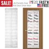 26 Pockets Over the Door Shoe Rack Hanging Shoe Organizer Shelves 26 Sections Foldable