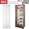 26 Pockets Over the Door Shoe Rack Hanging Shoe Organizer Shelves 26 Sections Foldable