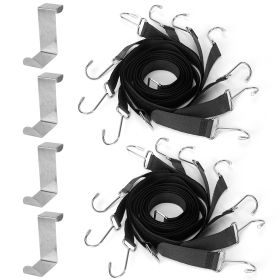 2Pcs Cap Rack Holder Over The Door Hanging Hat Organizer Multifunctional Door Closet Cap Hanger Storage Collection For Baseball Cap Backpack Umbrella