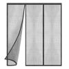 2Pcs 72 x 80in Magnetic Screen Door Double Door Screen Curtain Self Sealing Screen Door Mesh for Sliding Door Patio Door French Door
