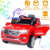 12V Kids Electric Ride On Car with Parental Remote Control Early Education Music Car Lights Sound Button 3 Speeds