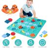 Kids Logical Road Builder Toy Brain Teasers Puzzles Montessori Toys Preschool Educational Learning Toys Puzzle STEM Board Game For 3-8 Years Old Boys