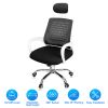 Ergonomic Mesh Office Chair High Back Desk Chair 360° Swivel Home Task Chair with Adjustable Lumbar Support 45°Rocking Angle Armrest Headrest