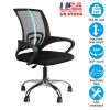 Ergonomic Office Chair Breathable Mesh Computer Chair 360° Swivel with Adjustable Lumbar Support Armrest