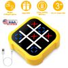 3 In 1 Electric Tic Tac Toe Game Memory Flash Whack Mole Game Portable Travel Game Classic Board Games For Adults and Kids Aged 3+