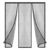 2Pcs 72 x 80in Magnetic Screen Door Double Door Screen Curtain Self Sealing Screen Door Mesh for Sliding Door Patio Door French Door