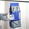 Hanging Handbag Organizer w/ 6 Pockets Closet Purse Storage Shelves Holder Hanging Shelf Bag