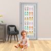 Over the Door Shoes Rack 24-Mesh-Pocket Organizer 6-Layer Hanging Storage Shelf for Shoes Slippers Small Toys Closet Cabinet