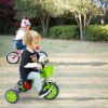 Kid Tricycle Bicycle 3 Wheel Toddler Bike Indoor Outdoor Pedal Bike For Children Aged 3 To 5 w/ Light & Music