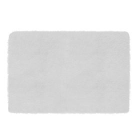 Fluffy Bedroom Rug 4’ x 2.6’ Anti-Skid Shaggy Area Rug Decorative Floor Carpet Mat for Nursery Bedroom Living Room (Option: Ivory)