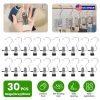 30 Pack Hanging Clips for Closet Multifunctional Clothes Pins Heavy Duty Space-saving Laundry Hooks for Boots Jeans Hats Towels Socks Pants Handbags T