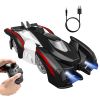 Electric Wall Climbing Car Toy 360° Rotating Shunt Car Remote Control Dual Mode RC Car Rechargeable Toy Car with Headlights Taillights Birthday Christ