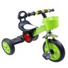 Kid Tricycle Bicycle 3 Wheel Toddler Bike Indoor Outdoor Pedal Bike For Children Aged 3 To 5 w/ Light & Music