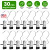30 Pack Hanging Clips for Closet Multifunctional Clothes Pins Heavy Duty Space-saving Laundry Hooks for Boots Jeans Hats Towels Socks Pants Handbags T