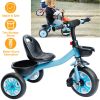 Children\'s Tricycle Bicycle 3 Wheel Toddler Bike W/ Two Boxes Big Seat For 1 to 6 Years Old Boys And Girls