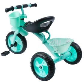 Kid Tricycle Bicycle 3 Wheel Toddler Bike Indoor Outdoor Pedal Bike For Children Aged 2 To 6 (Option: Green)