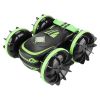 2 In 1Amphibious RC Car Toy 2.4GHz 4WD Double-sided 360° Rotating Waterproof RC Stunt Car for Kids Aged 6+ Years Old for All Terrains Indoor Outdoor w