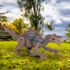 Remote Control Dinosaur Toys Jurassic Realistic RC Dinosaur Rechargeable T-Rex Walking Robot with 3D Eye Roaring Sounds Red Light Remote Control for 3