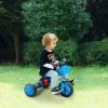 Kid Tricycle Bicycle 3 Wheel Toddler Bike Indoor Outdoor Pedal Bike For Children Aged 3 To 5 w/ Light & Music