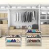 5 Tiers Shoes Rack Shelves 15 Pairs Shoes Storage Organizer Stand Tower Stackable Shoe Holder