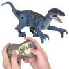 Remote Control Dinosaur Toys Jurassic Realistic RC Dinosaur Rechargeable T-Rex Walking Robot with 3D Eye Roaring Sounds Red Light Remote Control for 3