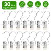 30 Pack Hanging Clips for Closet Multifunctional Clothes Pins Heavy Duty Space-saving Laundry Hooks for Boots Jeans Hats Towels Socks Pants Handbags T