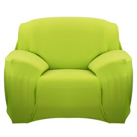 Sofa Cover Printed Stretch Sofa Furniture Cover Soft Sofa Slipcover Polyester Furniture Protector Cover (Option: Green_1S)