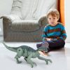 Remote Control Dinosaur Toys Jurassic Realistic RC Dinosaur Rechargeable T-Rex Walking Robot with 3D Eye Roaring Sounds Red Light Remote Control for 3