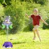 UFO Water Sprinkler Outdoor Summer Rocket Toy With Colorful LED Lights 360° Spinning 1.64FT To 6.56FT Adjustable Height Birthday Summer Gift For Girls