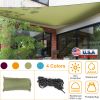 Shade Sail Patio Cover Shade Canopy Camping Sail Awning Sail Sunscreen Shelter Triangle Cover For Kindergarten Playground Outdoor