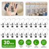 30 Pack Hanging Clips for Closet Multifunctional Clothes Pins Heavy Duty Space-saving Laundry Hooks for Boots Jeans Hats Towels Socks Pants Handbags T