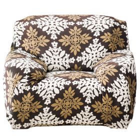 Sofa Cover Printed Stretch Sofa Furniture Cover Soft Sofa Slipcover Polyester Furniture Protector Cover (Option: Baroque_1S)