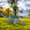 Remote Control Dinosaur Toys Jurassic Realistic RC Dinosaur Rechargeable T-Rex Walking Robot with 3D Eye Roaring Sounds Red Light Remote Control for 3