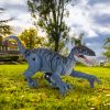 Remote Control Dinosaur Toys Jurassic Realistic RC Dinosaur Rechargeable T-Rex Walking Robot with 3D Eye Roaring Sounds Red Light Remote Control for 3