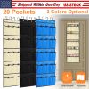 Over the Door Shoes Rack 20-Pocket Organizer 5-Layer Hanging Storage Shelf for Kids Shoes Closet Cabinet Slippers Small Toys