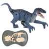 Remote Control Dinosaur Toys Jurassic Realistic RC Dinosaur Rechargeable T-Rex Walking Robot with 3D Eye Roaring Sounds Red Light Remote Control for 3